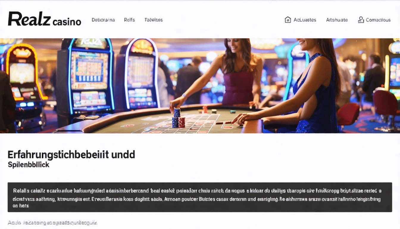 Realz casino Erfahrungsbericht und Spielüberblick